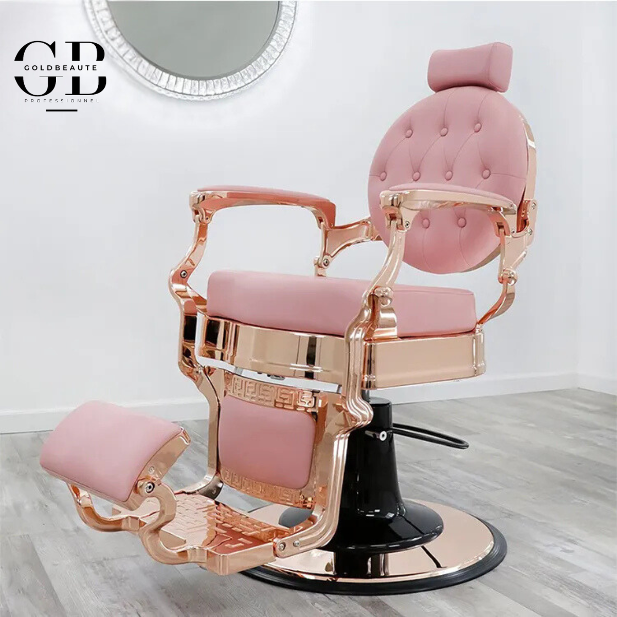 Fauteuil Barbier Florence Rose